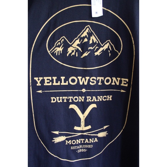 NWT Yellowstone Dutton Ranch Graphic Tshirt Small and Medium Sizes Available - Picture 2 of 5